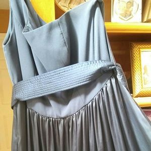 Navy blue evening gown